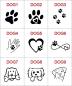 Preview: Hundemarke - Knochen - mit Logo + beiseitiger Gravur - rot