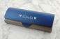 Preview: blau-graues Brillenetui aus Aluminium mit Gravur