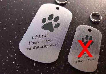 Hundemarke-Edelstahl