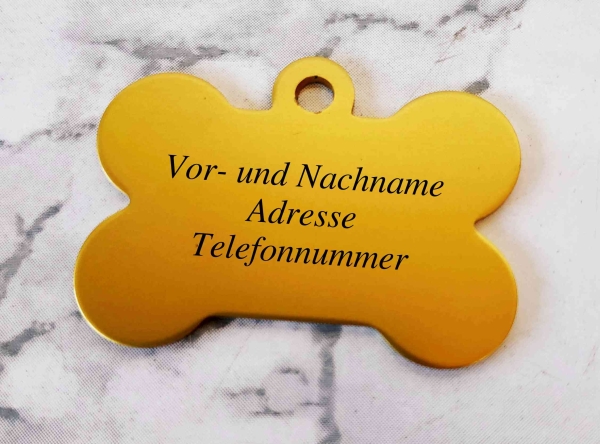 Hundemarke-Alu