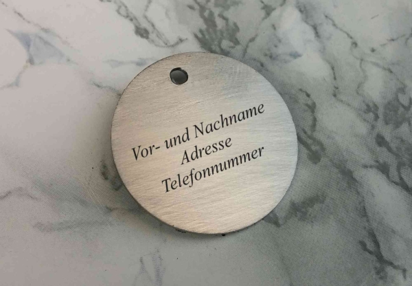 Hundemarke-Edelstahl