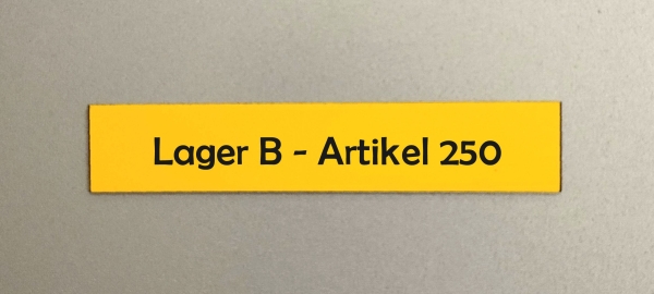 Magnetschild - 80x15mm - mit Gravur