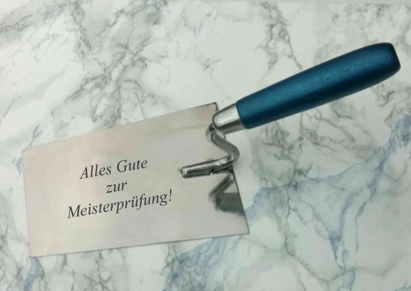 Maurerkelle - mit Gravur